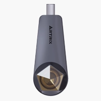 Artrix portable vape pen with large visible window and durable injection-molded body in original colors.