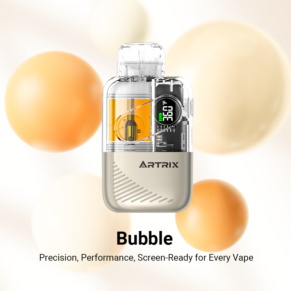 Bubble is disposable vape with display screen