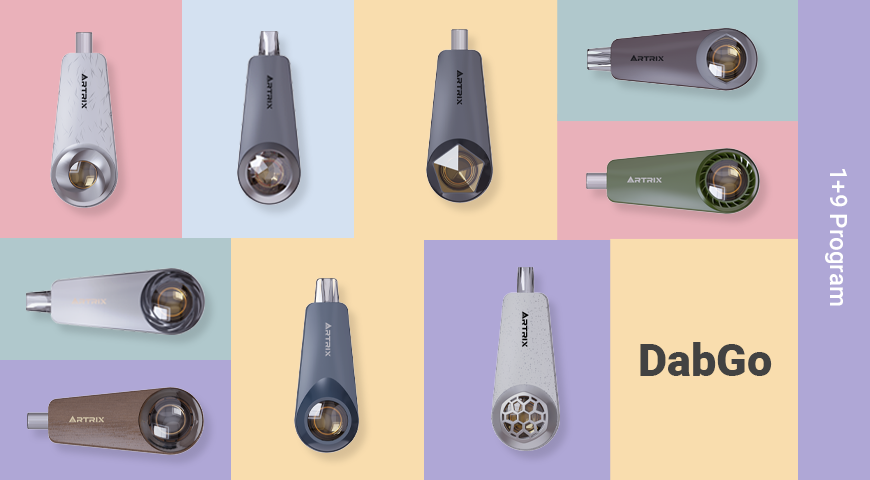 dab and go cannabis vape design