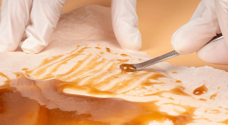 live rosin making-collecting
