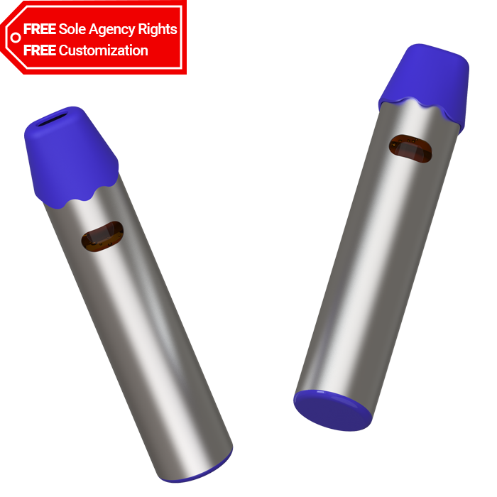 Artrix-Astick Wave-shaped soft mouthpiece pillar-less disposable cannabis vape pen