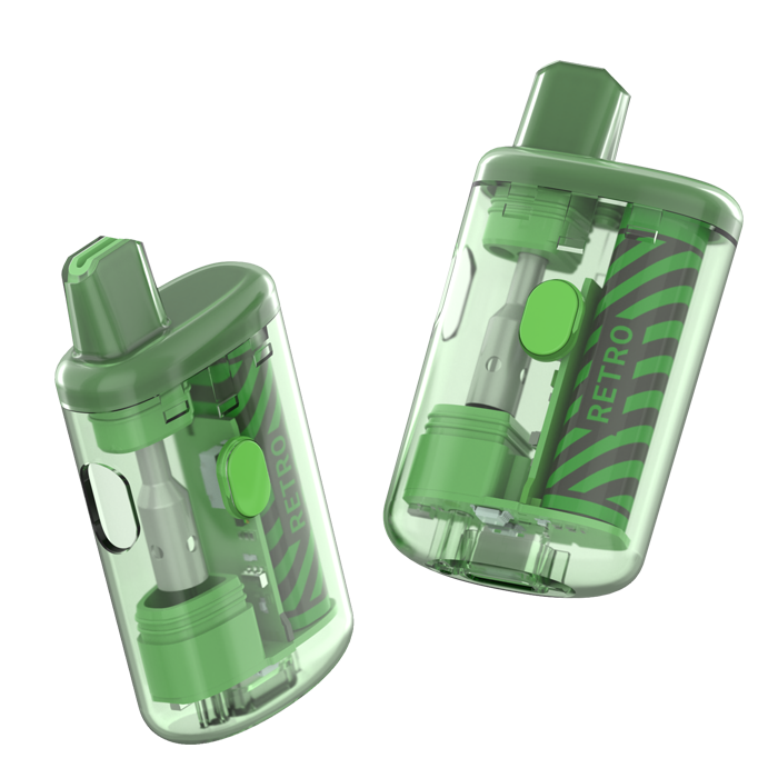 Artrix - Retro: Transparent Wrap & Battery Sticker Cannabis Vape