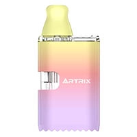Artrix Wavvy Side Window Vape - Featuring a playful gradient and an enlarged side oil window, this vape captivates with its vibrant aesthetics and bursts of color.