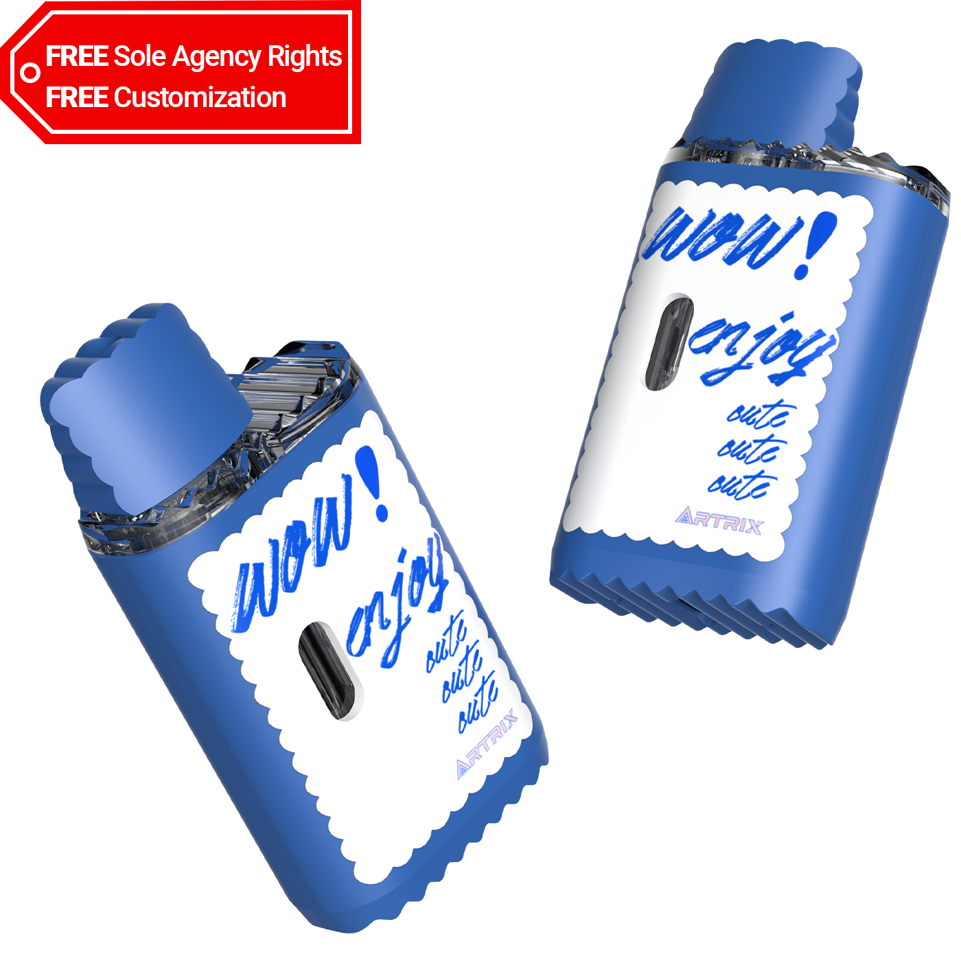 Artrix Wavvy Countryside Charm Vape - With a waffle-shaped mouthpiece and countryside-inspired design, this vape brings refined relaxation to your most laid-back moments.