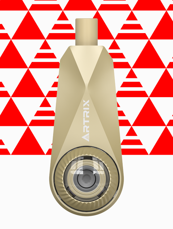 Artrix Dabpod Vape - Radiant Gold, Bold Elegance. Sleek and luxurious design for a refined vaping experience.