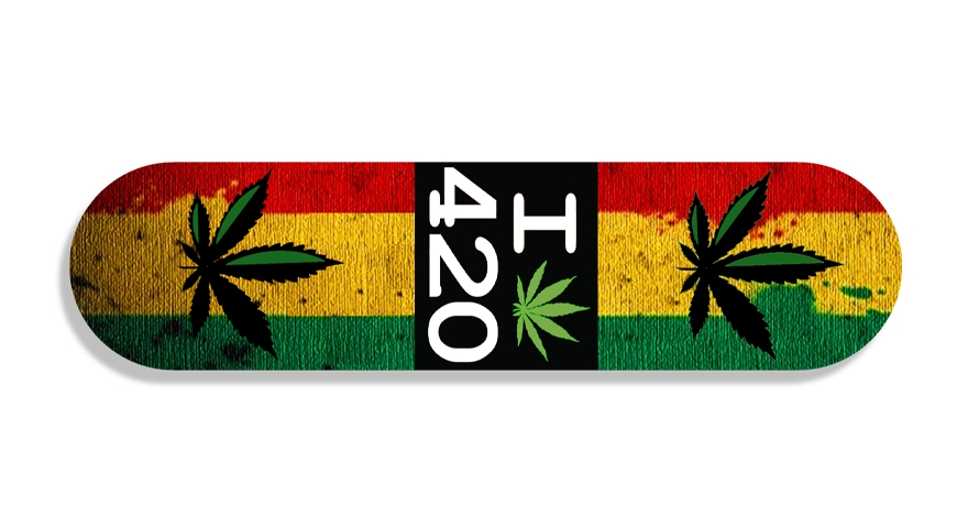 cannabis skateboard 