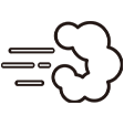 Zero burnt taste technology icon