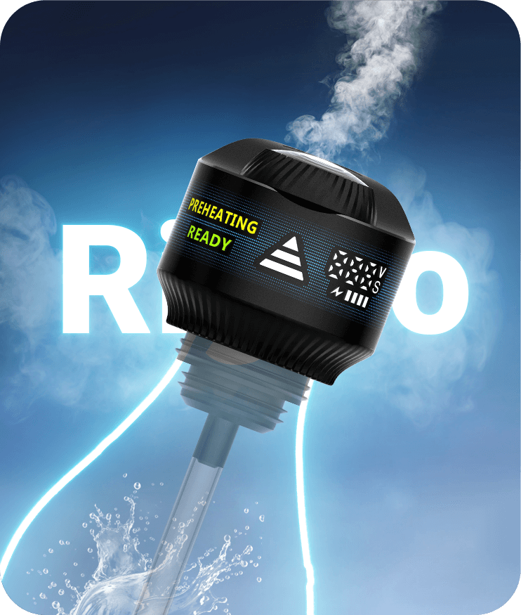 RigGo water-filtered mode cool and smooth