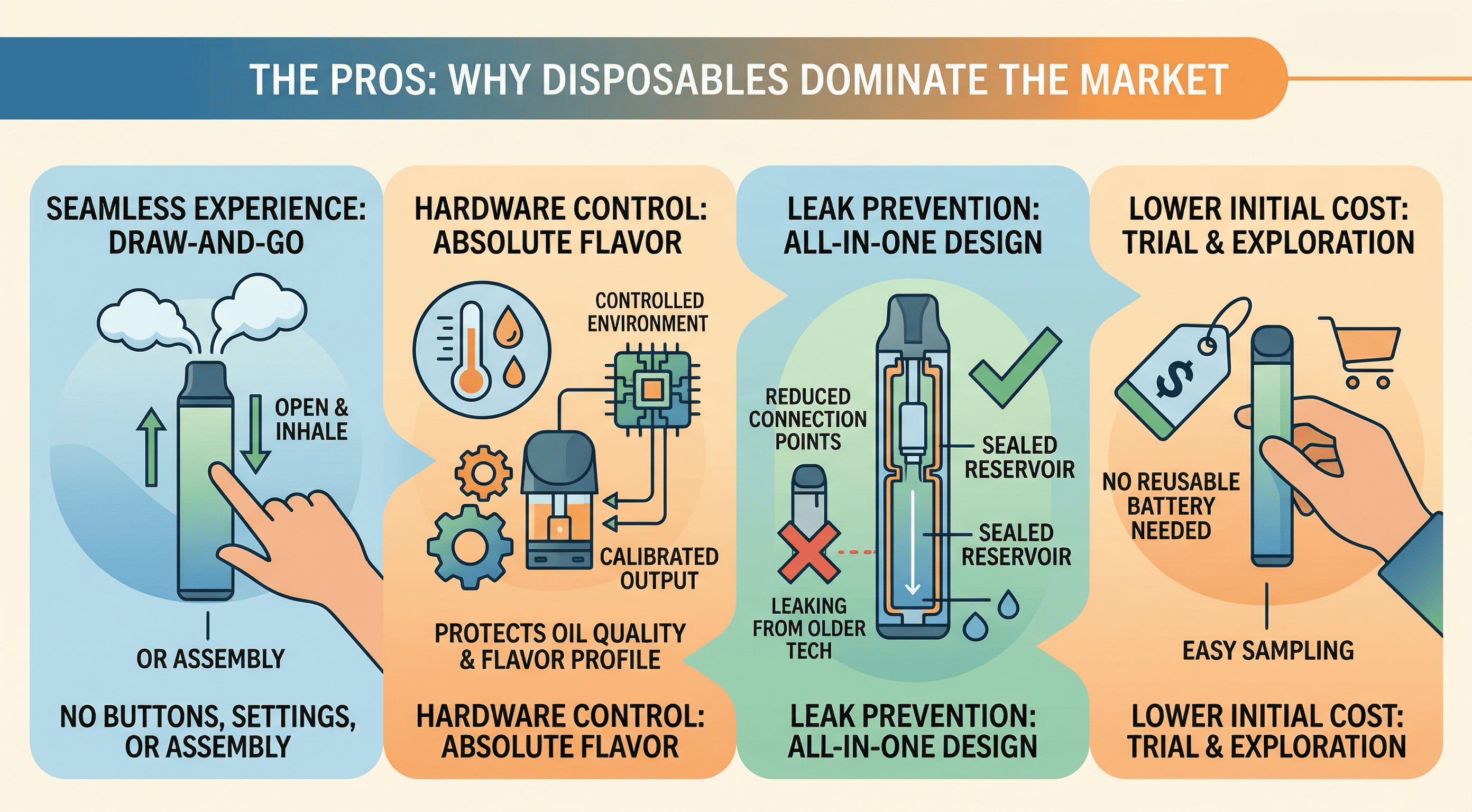 The Pros: Why Disposables Dominate the Market